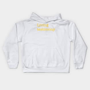 Living Testimony Collection Kids Hoodie